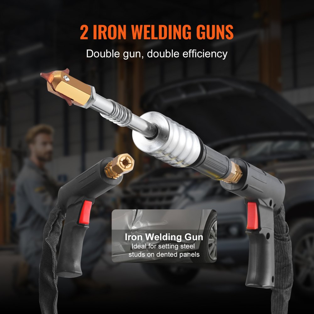 90E - VEVOR Dual Welding Spot Welder Kit for Effortless Dent Repair