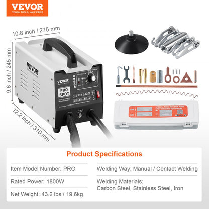 PRO - 7-Mode VEVOR Dent Repair Kit for Automotive Panels