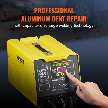 6100 - VEVOR 300W Aluminum Dent Puller with Heat Gun & Bridge