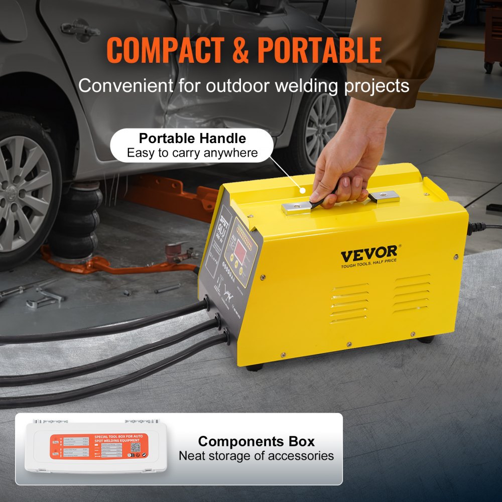 6100 - VEVOR 300W Aluminum Dent Puller with Heat Gun & Bridge