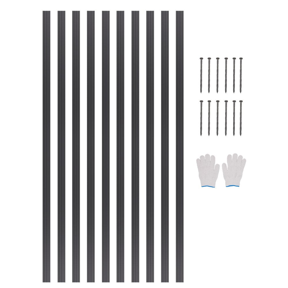 L50in-10 - Durable Aluminum Alloy Landscape Edging, Rust-Resistant & Flexible