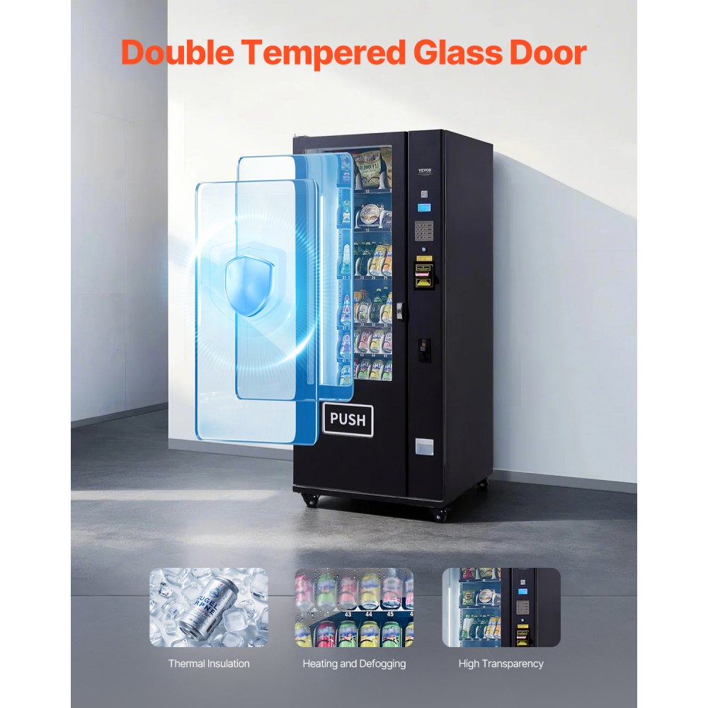 YX-SHJHW-08 - 24/7 Refrigerated Vending Machine with High Bill Acceptance