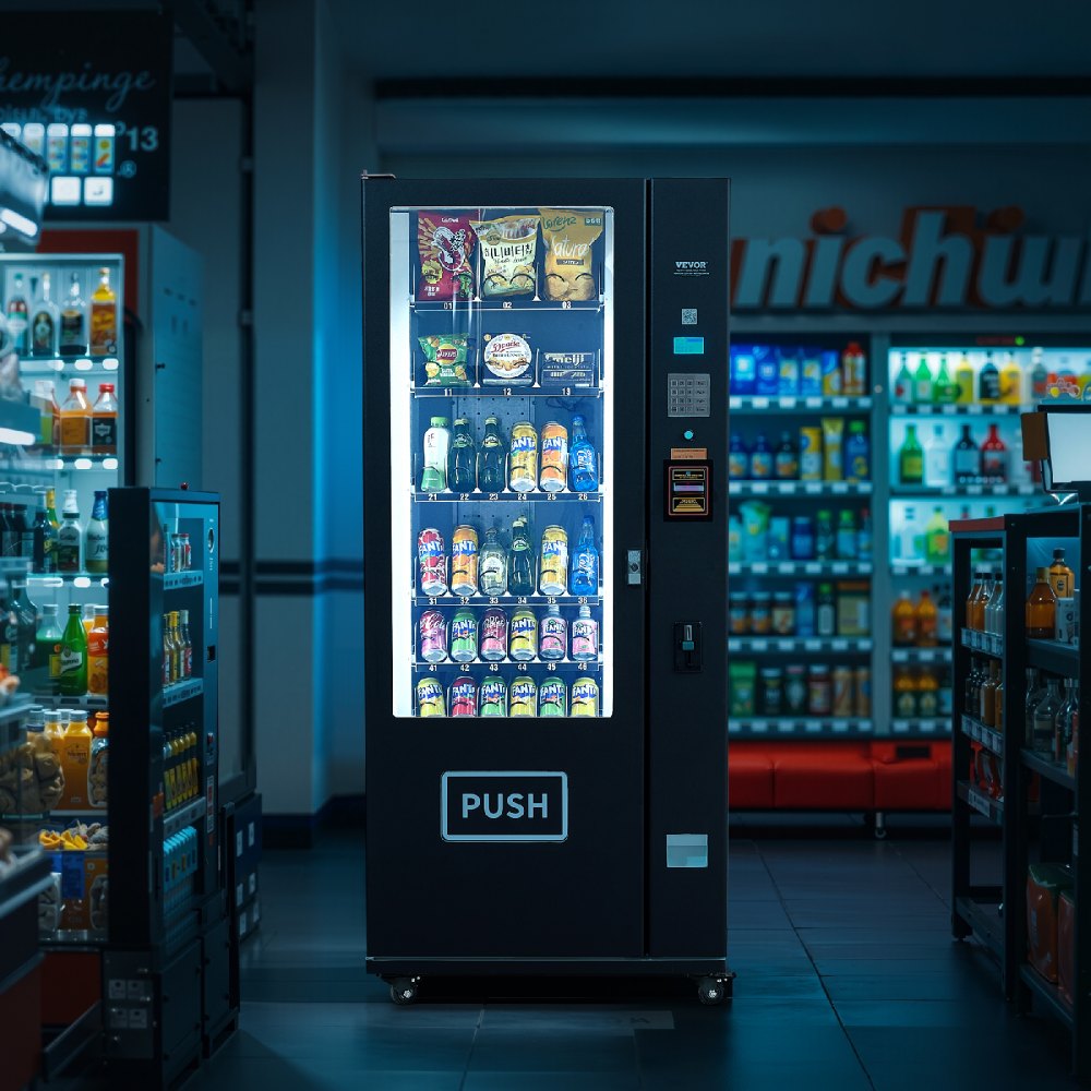 YX-SHJHW-08 - 24/7 Refrigerated Vending Machine with High Bill Acceptance
