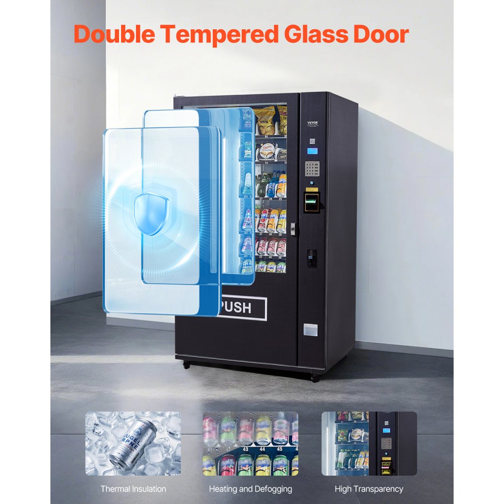 YX-SHJHW-08 - Large Capacity Refrigerated Vending Machine with Bill Acceptor