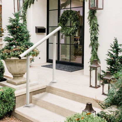 LZBS-4FT - Adjustable 4FT Aluminum Handrail for Steps, Supports 165lbs