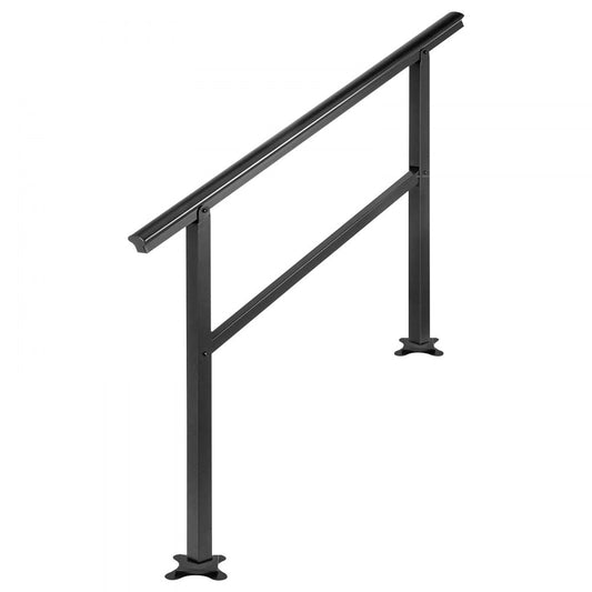 LZHG-KT Adjustable Outdoor Stair Handrail for 3-4 Steps - Easy Install