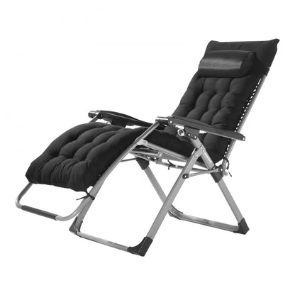 HQB-FAN001 - 26" Folding Zero Gravity Chair with Cushion & Armrests