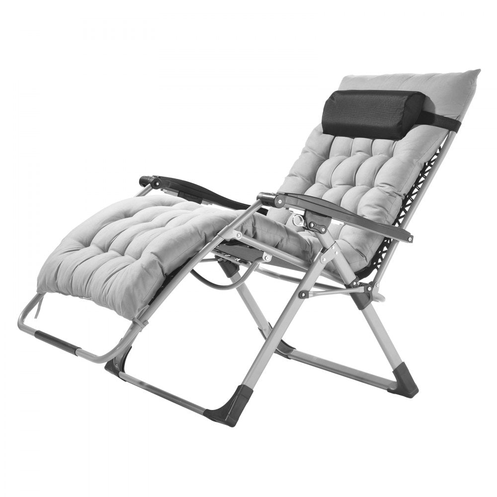 HQB-FAN004 - 33" Folding Zero Gravity Recliner with Removable Cushion