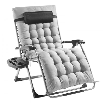 HQB-FAN004 - 33" Folding Zero Gravity Recliner with Removable Cushion