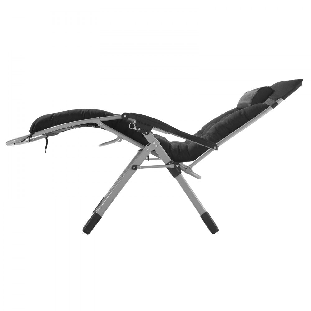 HQB-FAN003 - 33" Folding Zero Gravity Recliner with Cushion & Armrests