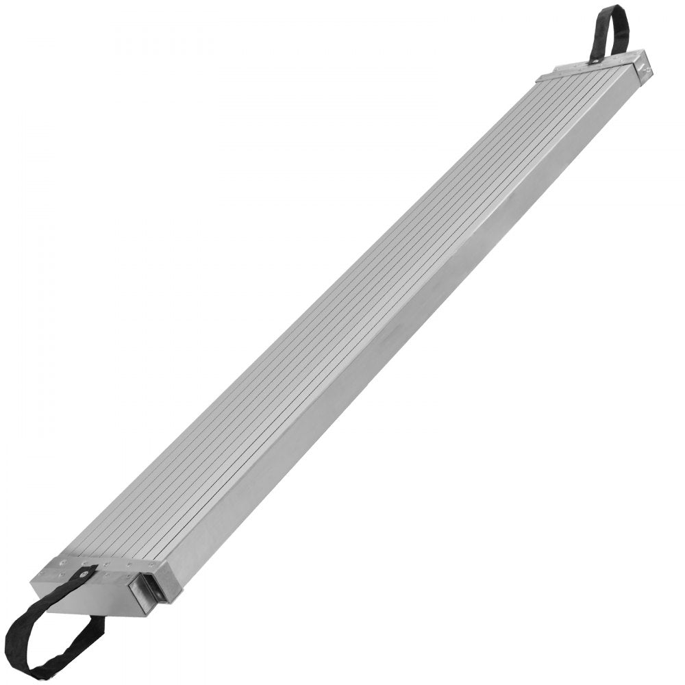 010264396868 - 7.7-12.6ft Telescoping Aluminum Plank, Heavy-Duty 440 lbs Capacity