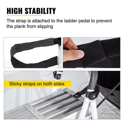 010264396868 - 7.7-12.6ft Telescoping Aluminum Plank, Heavy-Duty 440 lbs Capacity