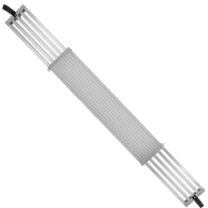 010264396868 - 7.7-12.6ft Telescoping Aluminum Plank, Heavy-Duty 440 lbs Capacity
