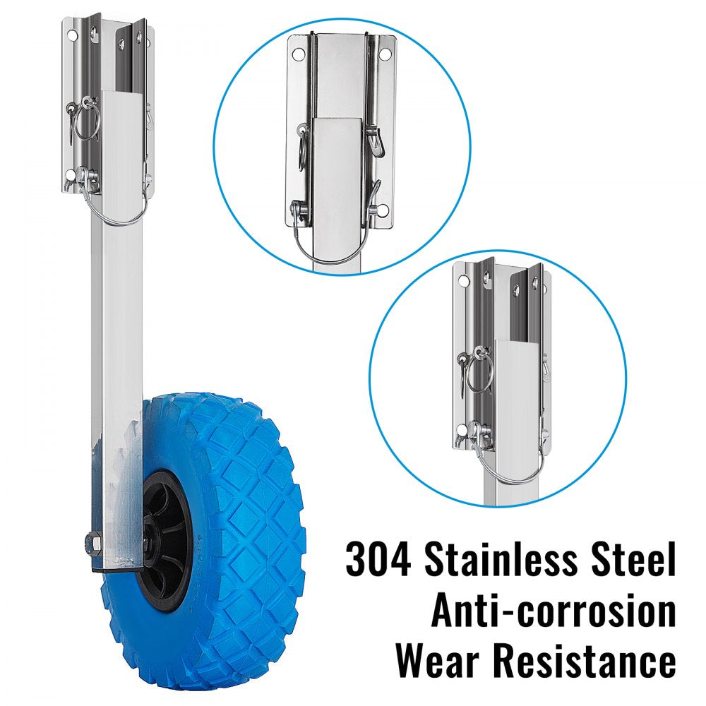 010996274758 - Durable 300 lbs Boat Launching Wheels for Easy Transport