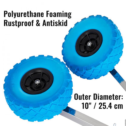 010996274758 - Durable 300 lbs Boat Launching Wheels for Easy Transport