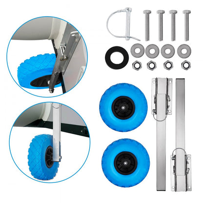 010996274758 - Durable 300 lbs Boat Launching Wheels for Easy Transport