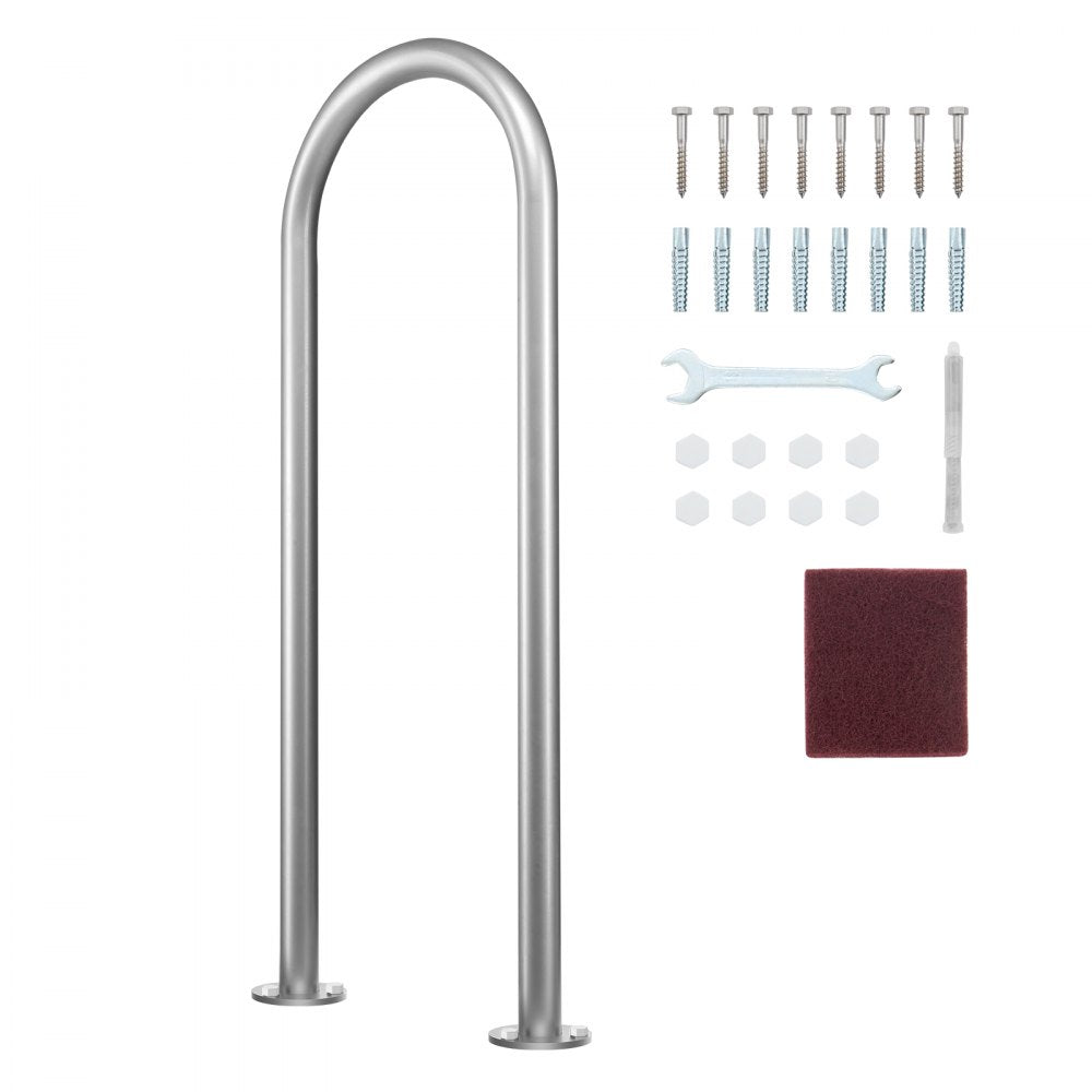 L-3613 - Durable Aluminum Dock Handrails with U-Shaped Grip for Safety
