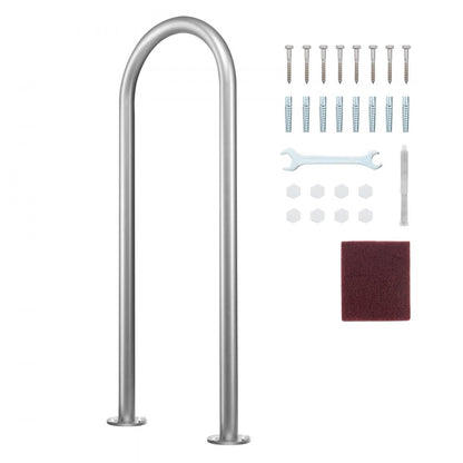 L-3613 - Durable Aluminum Dock Handrails with U-Shaped Grip for Safety