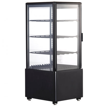 XC-78L(1R) - Countertop Pastry Display Case with Adjustable Shelves and LED Lighting