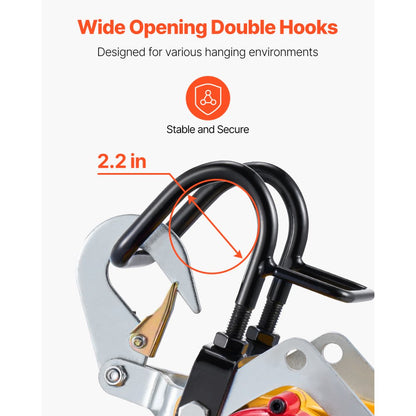 LES-500 - 1100LBS Electric Hoist, 98ft Lift, Wired/Wireless Control