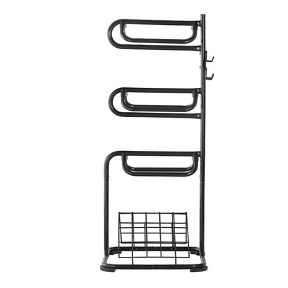 TI-058 - 4-Tier Steel Saddle Rack for English & Western Tack