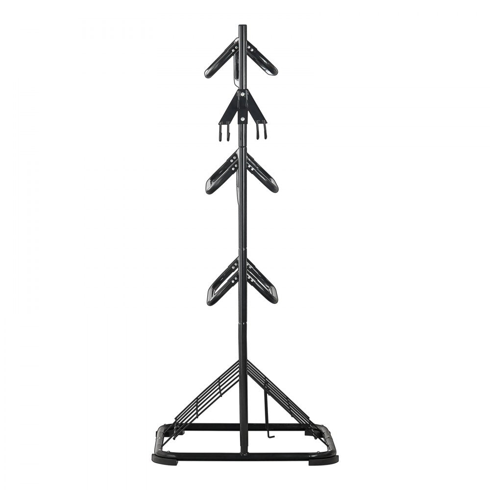 TI-058 - 4-Tier Steel Saddle Rack for English & Western Tack