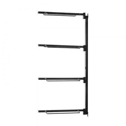 TI-059 - Durable 4-Tier Steel Saddle Rack for All Tack Types