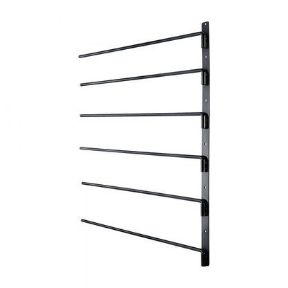 TI-060 - Durable Six-Tier Rotating Saddle Rack for Tack Organization