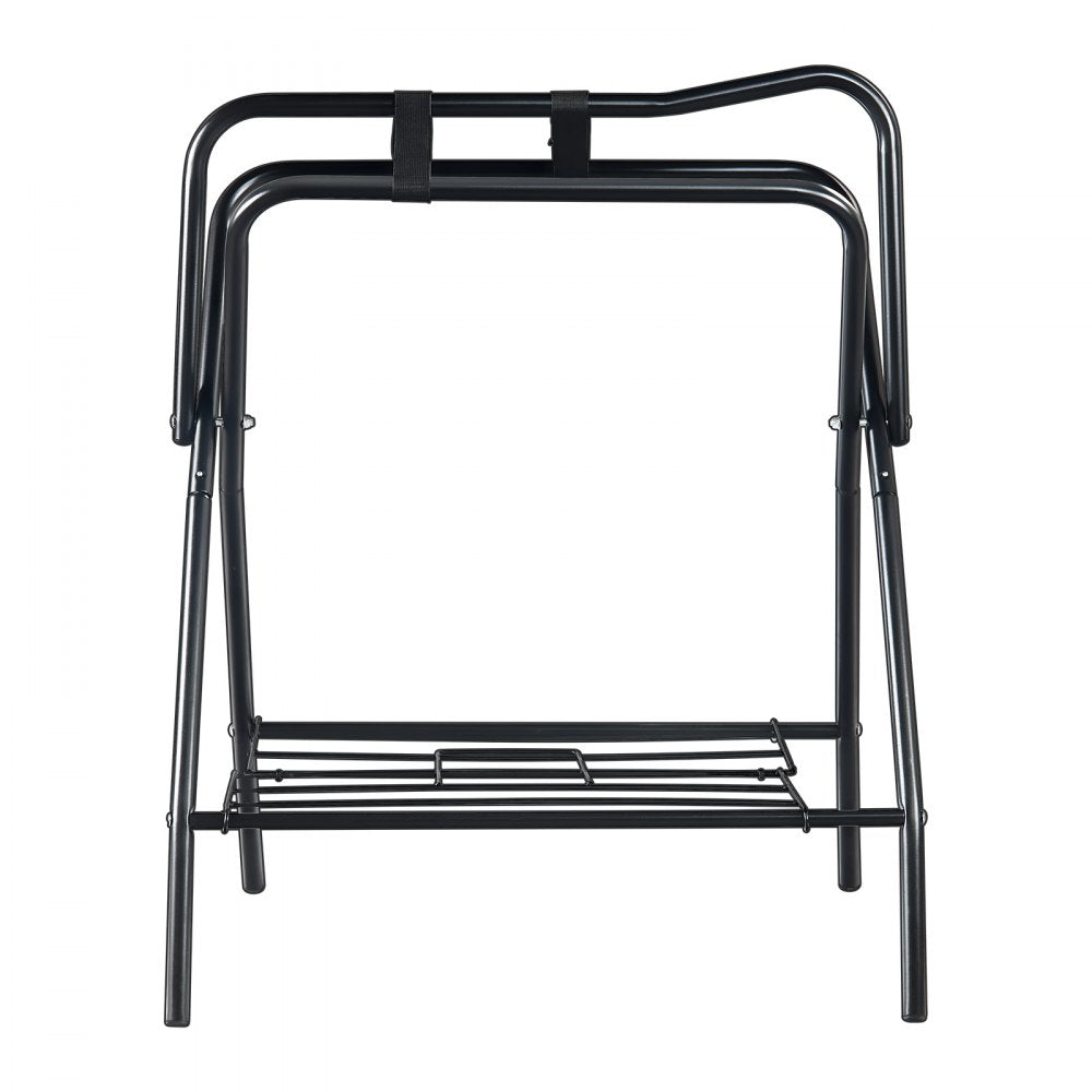 T28（2） - Heavy-Duty Folding Saddle Rack for English & Western Saddles