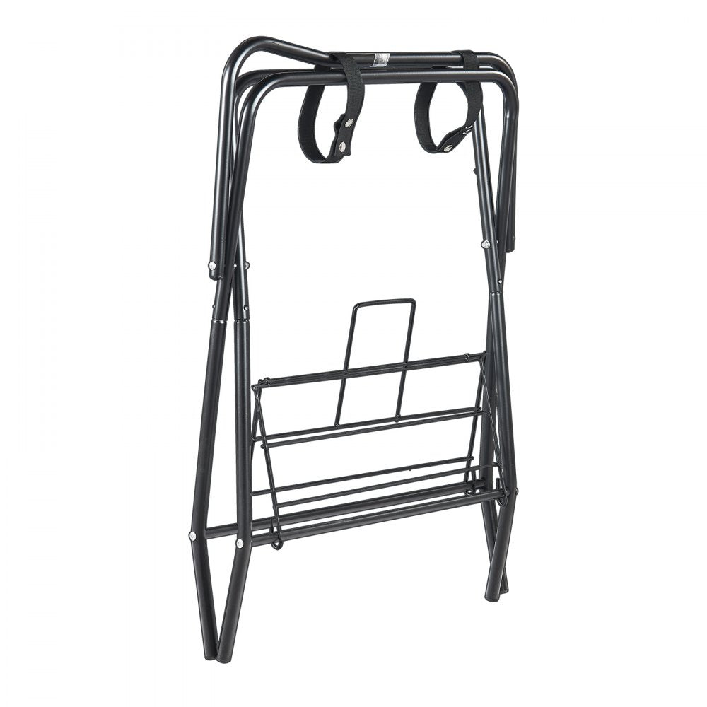 T28（2） - Heavy-Duty Folding Saddle Rack for English & Western Saddles