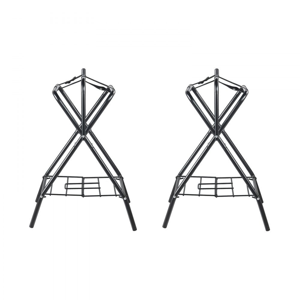 T28(2) - Durable Folding Steel Saddle Rack for English & Western Saddles