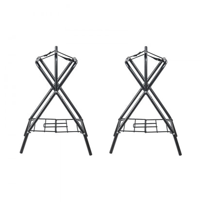 T28(2) - Durable Folding Steel Saddle Rack for English & Western Saddles