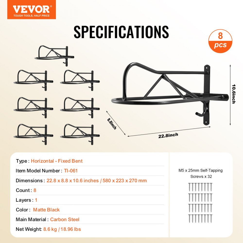 TI-061 - Durable Wall-Mounted Saddle Rack for English & Western Saddles