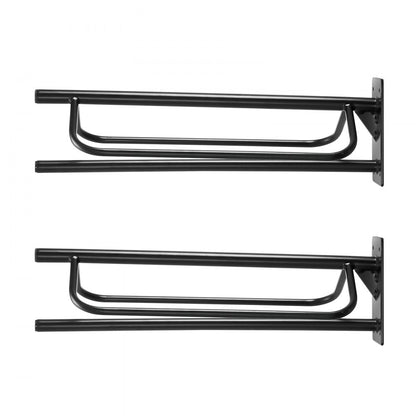 T29 - Durable Wall-Mounted Saddle Rack for English & Western Saddles