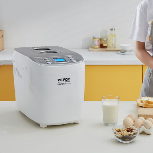 BM8902-A - 3LB VEVOR Bread Maker with Gluten-Free Setting and Nonstick Pan
