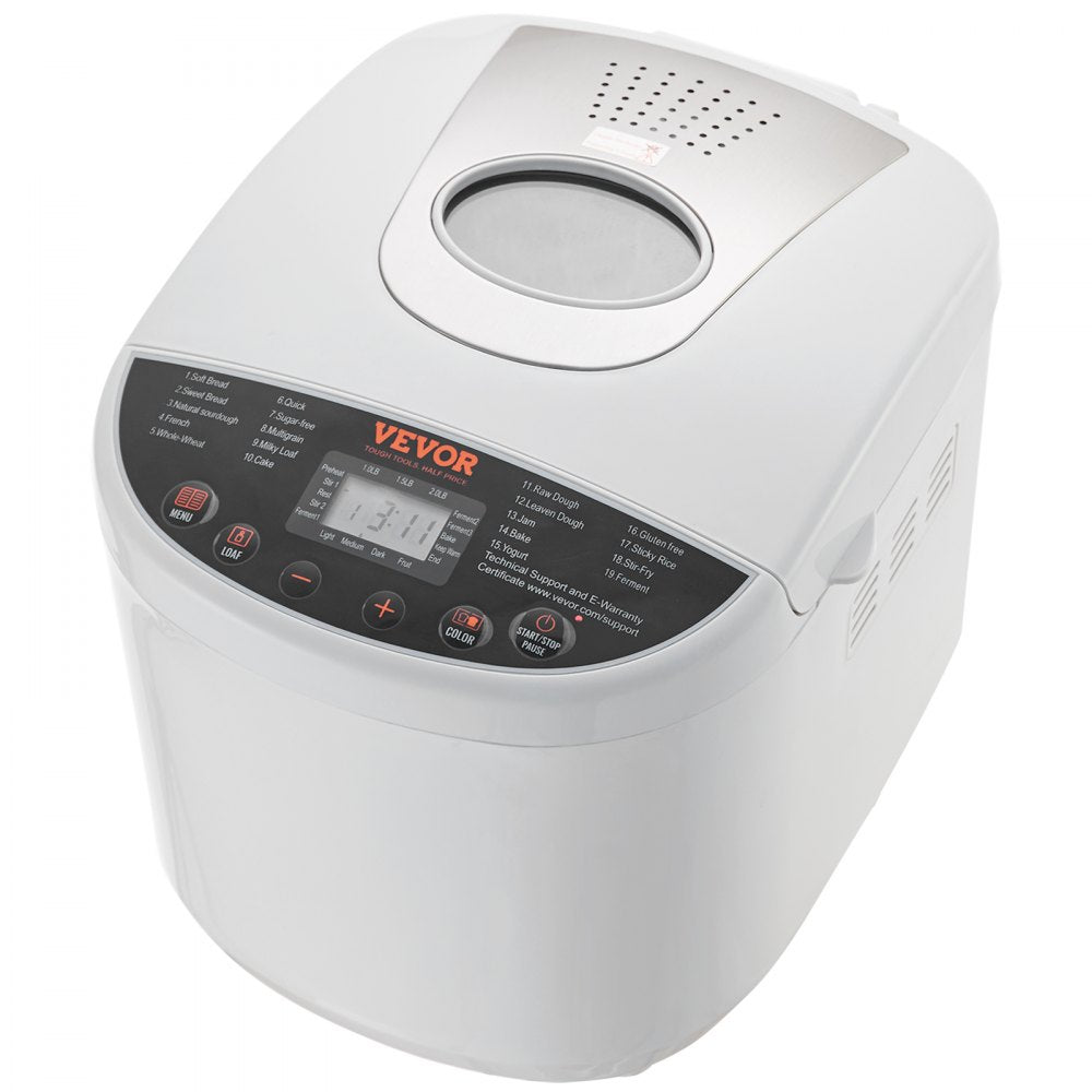 MBF-020 - Versatile 19-in-1 Ceramic Bread Maker for Custom Baked Goods