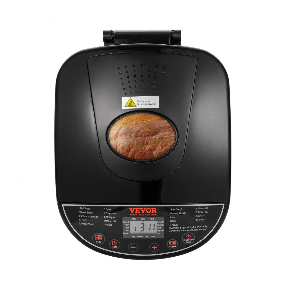 MBF-020 - 19-Options Automatic Bread Maker with 15-Hour Timer