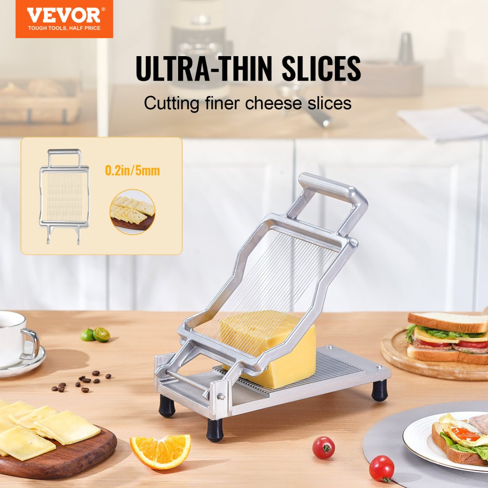 GJNLJ062 - Ultra-Thin Wire Cheese Cutter with Adjustable Thickness for Easy Slicing