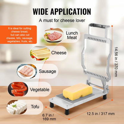 GJNLJ062 - Ultra-Thin Wire Cheese Cutter with Adjustable Thickness for Easy Slicing