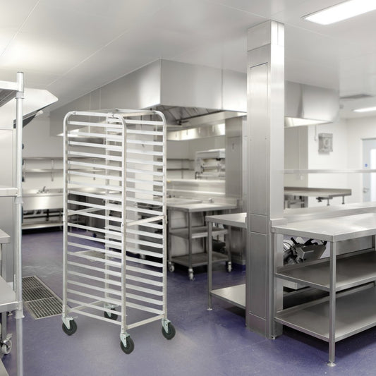 LHPR-20R - Compact Aluminum Bun Rack for Half & Full Sheet Pans