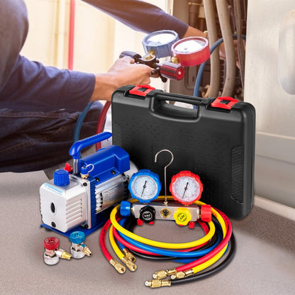 ZK44.8CFM - Durable 4.8 CFM VEVOR Vacuum Pump for HVAC & Refrigeration