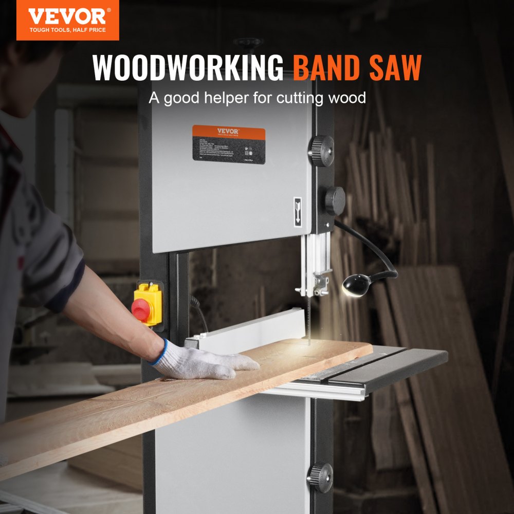 HBS250 - 10-Inch VEVOR Bandsaw, 6-Inch Cut Height, 560-1100 RPM