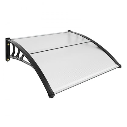 CZPC40X40T - 40" x 40" Polycarbonate Window Awning with UV Protection