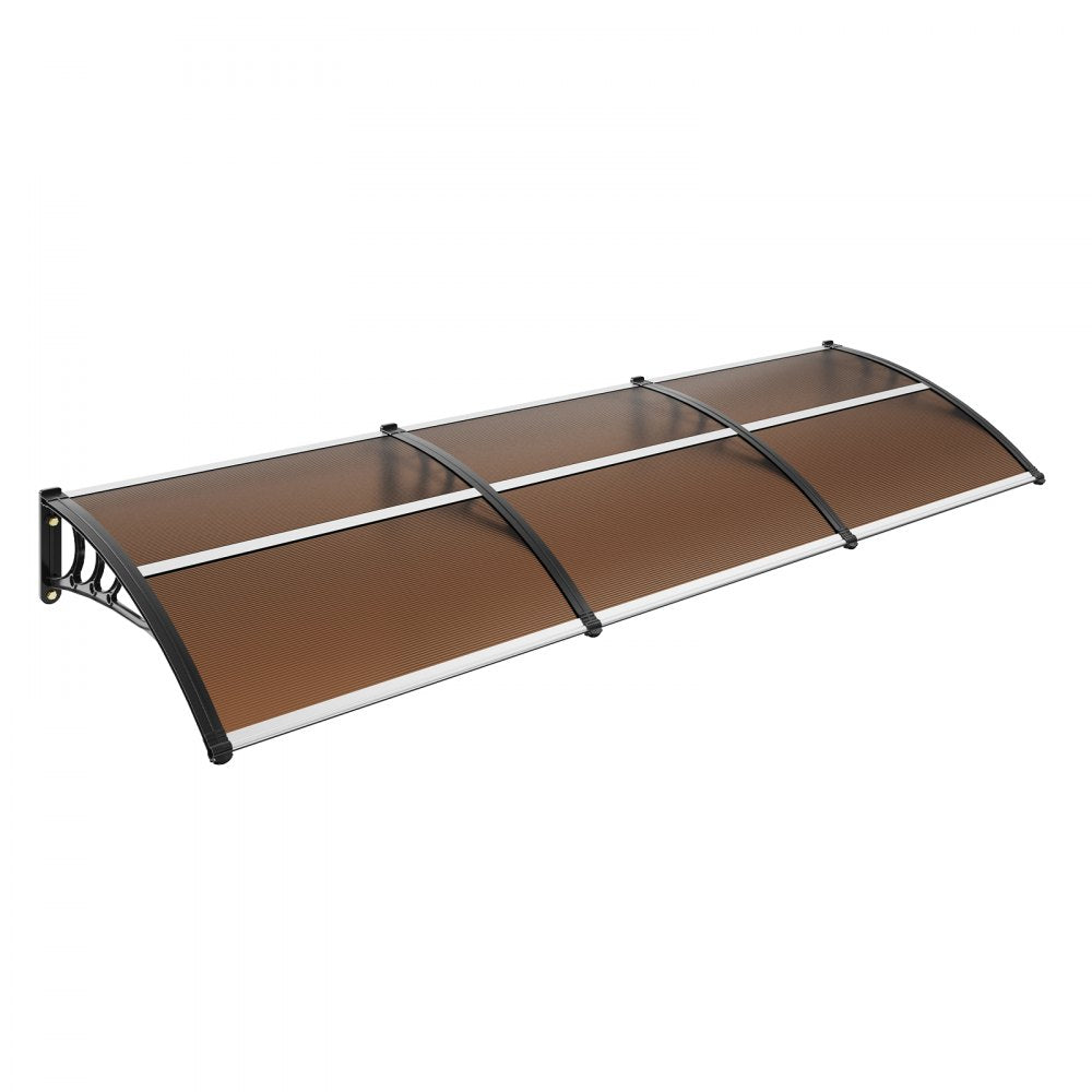 CZPC40X120B - 38" x 117" Durable Window Awning Canopy for Year-Round Protection