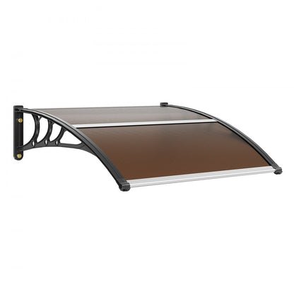 CZPC40X40B - Durable 40" x 40" Window Awning Canopy for Year-Round Protection