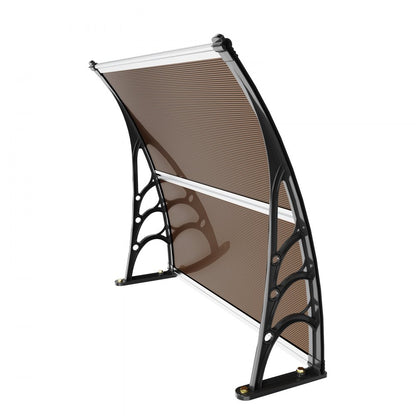 CZPC40X40B - Durable 40" x 40" Window Awning Canopy for Year-Round Protection