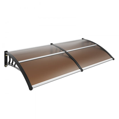 CZPC40X80B - Durable 80"x40" Polycarbonate Window & Door Awning