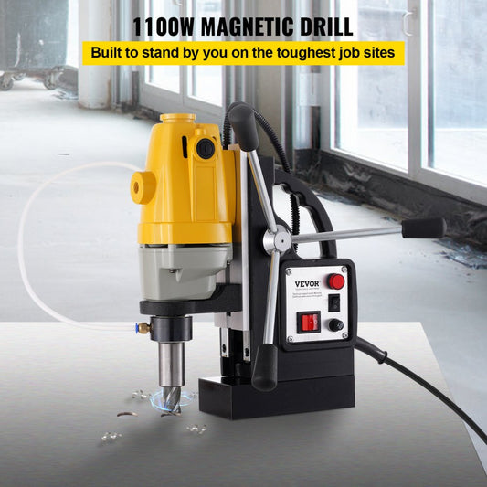 010343839784 - 1100W Magnetic Drill Press with 1-1/2" Boring Capacity