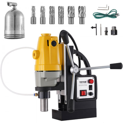 010343839784 - 1100W Magnetic Drill Press with 1-1/2" Boring Capacity