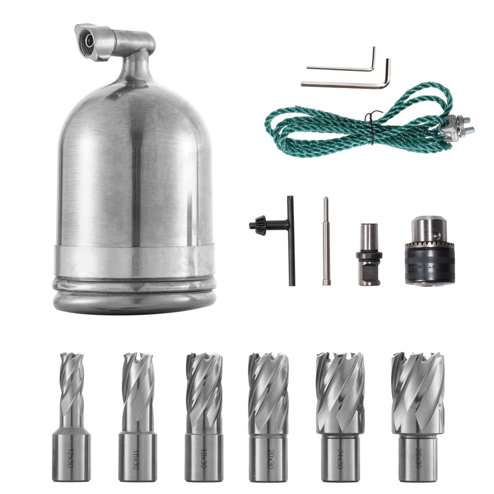 010343839784 - 1100W Magnetic Drill Press with 1-1/2" Boring Capacity